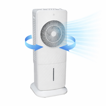 Cargar imagen en el visor de la galería, Ventilador de Torre función de Viento enfriador, Ventilador de refrigeración de aire de Agua Hielo 5.5 L 3 Velocidades 65W