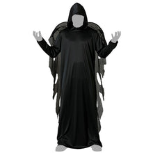 Cargar imagen en el visor de la galería, Disfraz Angel Negro con Alas Hombre adulto Para Fiesta Halloween Calnaval Teatro