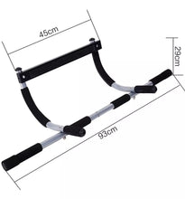 Cargar imagen en el visor de la galería, Barra dominadas y Flexiones múltiples funciones fija para puerta de flexiones múltiples funciones, barra push-up