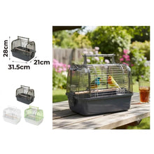 Cargar imagen en el visor de la galería, Jaula Transportín para Pájaros 31,5 × 21 × 28 cm con Asa – Color Enviado al Azar