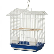 Cargar imagen en el visor de la galería, Jaula para Pájaros con Comederos y Bandeja Extraíble 66 × 41 × 30 cm – Color Enviado al Azar