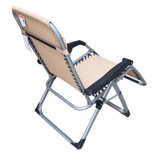 Cargar imagen en el visor de la galería, Silla tumbona hamaca plegable Reclinable de gravedad cero y resistente para Playa Patio Jardín Camping al Aire Libre, Carga Max.150 kg