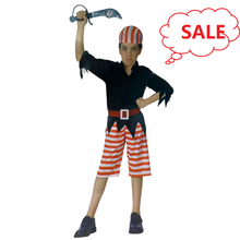 Cargar imagen en el visor de la galería, Disfraz Pirata Niño Infantil para Carnaval Fiesta Teatro