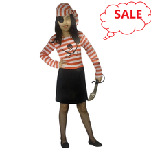 Cargar imagen en el visor de la galería, Disfraz Pirata Niña Infantil para Carnaval Fiesta Teatro