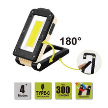 Cargar imagen en el visor de la galería, Luz de trabajo LED de 4 modos recargable magnético y colgante max. 4 w, 300 lm IP20