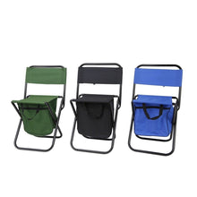 Cargar imagen en el visor de la galería, Taburete Silla de pesca Portátil con un bolso portátil plegable antioxidante para pesca aire libre