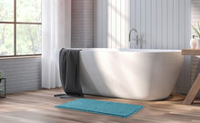Cargar imagen en el visor de la galería, Alfombrilla de baño Antideslizante de Microfibra Extra Suave, Antideslizante, Extra Absorvente, Lavable a Máquina 45 x 75 cm