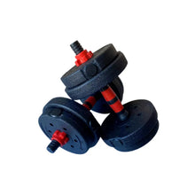 Cargar imagen en el visor de la galería, Set de Mancuernas 10 /15/ 20kg con Pesas Barra y Discos Ajustable Casa Gimnasio