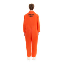 Cargar imagen en el visor de la galería, Disfraz Preso Presidiario de Adulto Hombre para Fiesta de Carnaval Halloween Teatro