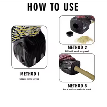 Cargar imagen en el visor de la galería, Búho Espantapájaros Búho espanta palomas, Ratones, insectos Búho Cabeza Giratorio 360 grados con el Viento para jardín