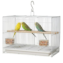 Cargar imagen en el visor de la galería, Jaula para Pájaros con Bandeja Extraíble y Percha de Madera – 3 Tamaños Disponibles