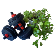 Cargar imagen en el visor de la galería, Set de Mancuernas 10 /15/ 20kg con Pesas Barra y Discos Ajustable Casa Gimnasio