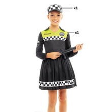 Cargar imagen en el visor de la galería, Disfraz Policía Local Niña Infantil Para Carnaval Fiesta Cumpleaños Teatro