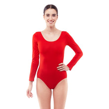 Cargar imagen en el visor de la galería, Maillot Ballet manga larga para mujer, Body o Maillot mujer para Disfraz Bailarina