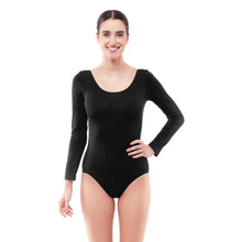 Cargar imagen en el visor de la galería, Maillot Ballet manga larga para mujer, Body o Maillot mujer para Disfraz Bailarina