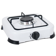 Cargar imagen en el visor de la galería, Hornillo de un fuego de gas cocina 28x28x7 cm 1 quemador camping aire libre acampada