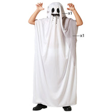 Cargar imagen en el visor de la galería, Disfraz Fantasma Blanca niño Niña Unisex infantil Para Halloween Carnaval Teatro
