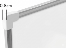 Cargar imagen en el visor de la galería, Pizarra Magnética Doble Cara Blanca y Negra 90x60 cm Marco de Aluminio – Oficina, Casa, Escuela | Planificador, Mensajes y Reuniones | Montaje Horizontal y Vertical