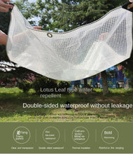Cargar imagen en el visor de la galería, Lona Transparente Impermeable Reforzada PE 150 g/m² – Toldo Protector Resistente para Exterior, Blanco