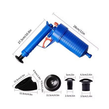 Cargar imagen en el visor de la galería, Desatascar Multiuso con Bomba de Aire alta presión con 4 Adaptadores para Cualquiera de Tubería