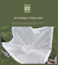 Cargar imagen en el visor de la galería, Lona Transparente Impermeable Reforzada PE 150 g/m² – Toldo Protector Resistente para Exterior, Blanco