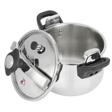 Cargar imagen en el visor de la galería, JATA - Olla a Presión “Clásica” modelo OPC de Jata para Todo Tipo de Cocinas, Olla Express Apto. Induccion acero inoxidable
