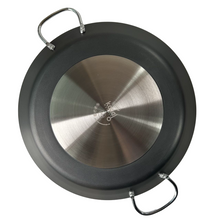 Cargar imagen en el visor de la galería, Paellera Piedra Black Sistema inducción total,Antiadherente, Para Paella Valenciana, Apta para todo tipo de cocinas gas, vitro e inducción