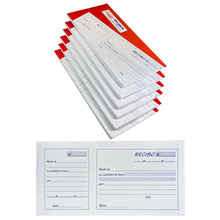 Cargar imagen en el visor de la galería, Talonario recibo Libro de recibos PACK 6 UNDS