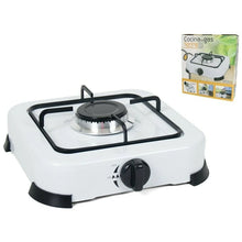 Cargar imagen en el visor de la galería, Hornillo de un fuego de gas cocina 28x28x7 cm 1 quemador camping aire libre acampada