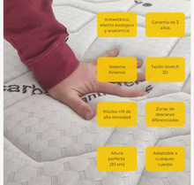 Cargar imagen en el visor de la galería, Colchón con Núcleo de Muelles Ensacados y Capa Viscoelástica Premium: Adaptabilidad Perfecta, Independencia de Lechos y Máxima Frescura Garantizada - Maxia market