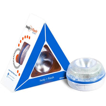 Cargar imagen en el visor de la galería, HELP FLASH - Luz Emergencia AUTÓNOMA, Señal v16 Preseñalización de Peligro, con Base Imantada, Baliza Luz Emergencia AUTÓNOMA HOMOLOGADA Señalización Vehículos normativa DGT