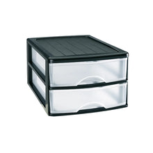 Cargar imagen en el visor de la galería, Cajonera Plastico sobremesa de 2,3,4 cajones blanco , negro