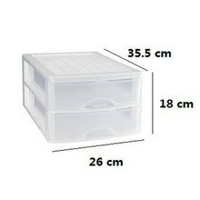 Cargar imagen en el visor de la galería, Cajonera Plastico sobremesa de 2,3,4 cajones blanco , negro
