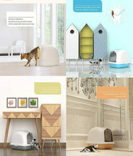 Cargar imagen en el visor de la galería, Aseo Gato Arenero Sanitaria Cerrado Bandeja Arena para Gatos Mascotas con Pala