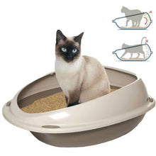 Cargar imagen en el visor de la galería, Arenero Bandeja Sanitaria Shuttle con Marco Exterior, para gatos 57x40x19 cm Cajas de arena Mascota