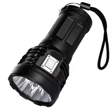 Cargar imagen en el visor de la galería, Linterna Recargable 8 LED De Alta Potencia 5W 350 LM 4 Modos con Luz Lateral COB - Maxia Market