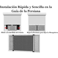 Cargar imagen en el visor de la galería, Mosquitera con Marco Plata extensible de aluminio adaptable a ventanas, anti-insectos (mosquitos o moscas)