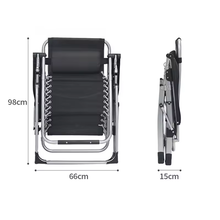 Cargar imagen en el visor de la galería, Silla tumbona hamaca plegable Reclinable de gravedad cero y resistente para Playa Patio Jardín Camping al Aire Libre, Carga Max.150 kg