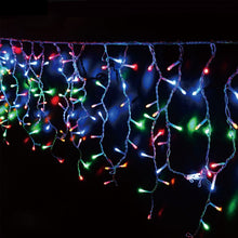 Cargar imagen en el visor de la galería, Cortina de Luces LED de Navidad 100 LED – 2.5 m, 20 Tiras, 8 +5 Funciones interior y exterior