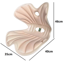 Cargar imagen en el visor de la galería, Cojín Ergonómico 3 en 1 para Silla de Oficina y Coche, Soporte para Espalda y Asiento, Diseño Anatómico Transpirable, Cojín de Poliuretano, 46 × 40 × 35 cm