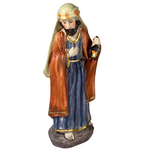 Cargar imagen en el visor de la galería, Nacimiento Belén 8 piezas figuras Pesebre Decoración de Navidad