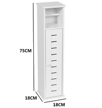 Cargar imagen en el visor de la galería, Mueble Reserva Y PORTAROLLOS Papel 1 Puerta + Estante Interior