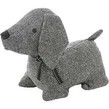 Cargar imagen en el visor de la galería, Bonito ratón con bufanda, perro, gato, saco para puerta, tope de puerta de relleno de arena, animales pesados, 1 kg, bonita decoración del hogar, juguete para niños (gris)