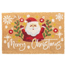 Cargar imagen en el visor de la galería, Felpudo Muerdago Decoracion de Papa Noel Merry Christmas Para Decoracion de Naviadad 40 X 60 cm