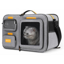 Cargar imagen en el visor de la galería, Transportín plegable, Mochila de viaje y Bolsa de mano para perros y gatos