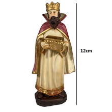 Cargar imagen en el visor de la galería, Belen 8 Piezas 12 cm Resina Para Decoración de Navidad