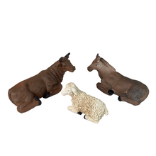 Cargar imagen en el visor de la galería, Nacimiento Belén Grande 10 figuras Portal de Belén, Reyes Magos, María, Jesús y José, Altura 38-41 cm - Gerimport