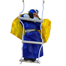 Cargar imagen en el visor de la galería, Reyes Magos Colgante con Escalera de cuerda 1.7 m o 1.3 m Para Balcón Terraza Decoracion de Navidad