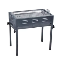 Cargar imagen en el visor de la galería, Barbacoa de Carbón Rectangular, para cocina al aire libre, Camping, senderismo, Picnics, parrilla de carbón