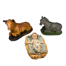 Cargar imagen en el visor de la galería, Nacimiento Belén 8 piezas figuras Pesebre Decoración de Navidad